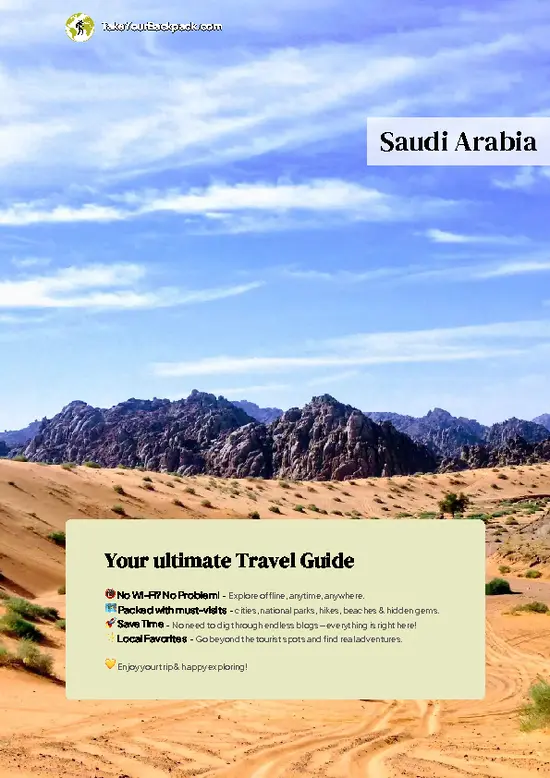 example page 0 from our offline Travel Guide for Saudi Arabia